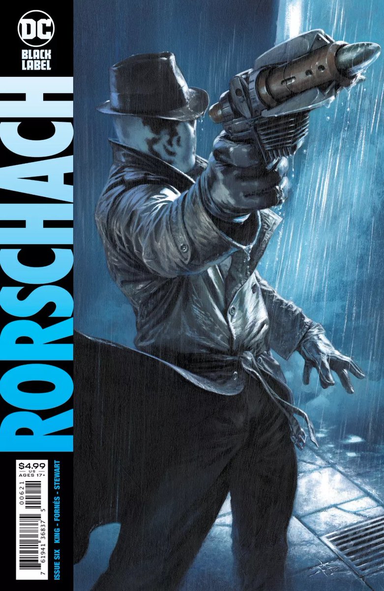 RORSCHACH #6written by TOM KINGart and cover by JORGE FORNÉS