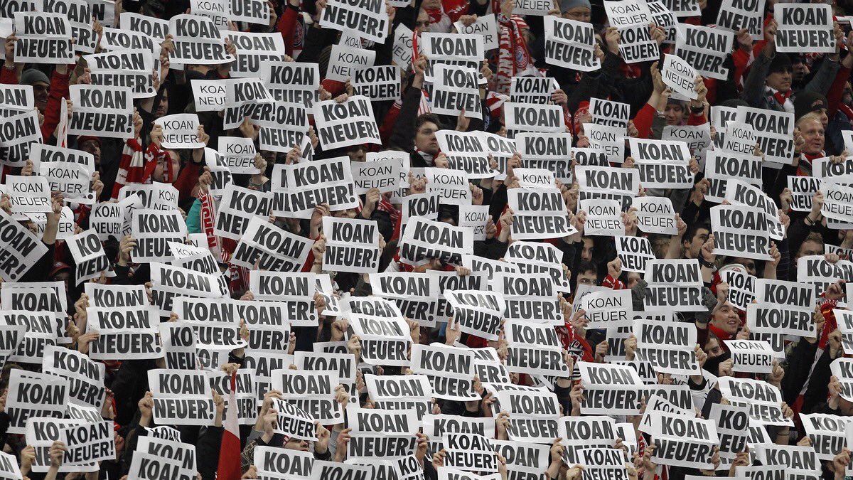 Many Bayern Munich fans were against a pending Manuel Neuer transfer, holding up signs that said “Koan Neuer” - No Neuer- due to his ties with Schalke, and also pushing the then promising goalkeeper, Thomas Kraft, down the pecking order.The protests luckily, were ignored.