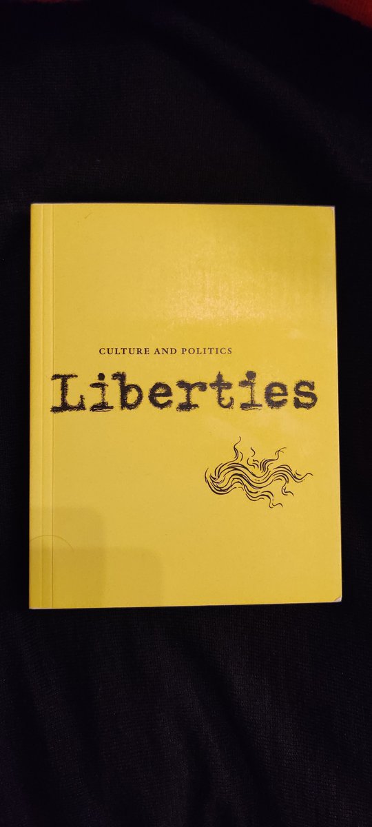 finally got my copy of LIBERTIES, a new journal edited by Leon Wieseltier, filled with essays that are determined to last longer than a news cycle  https://libertiesjournal.com/ 