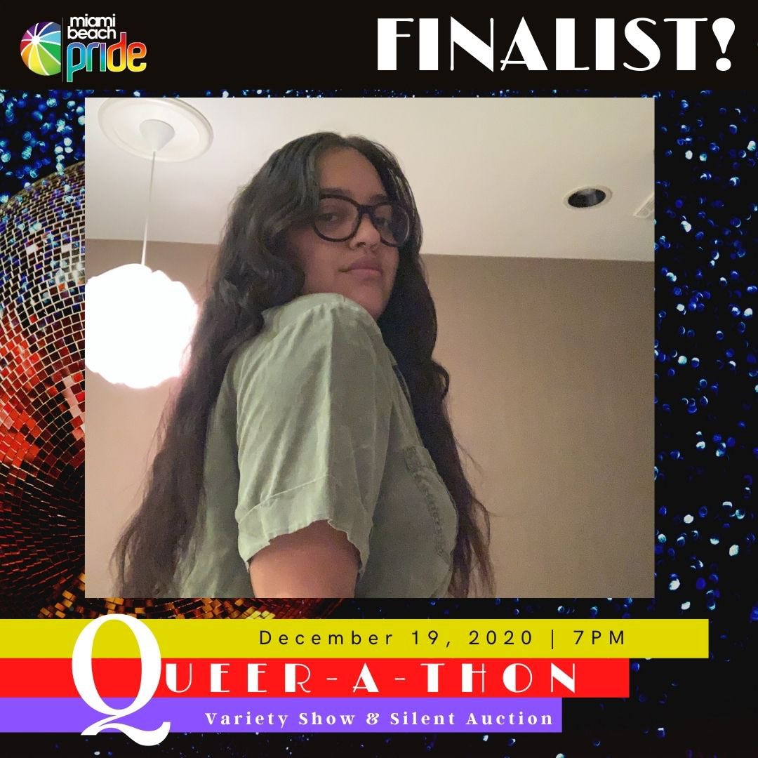 flywithdestiny's tweet photo. I'm a FINALIST for Faces of Pride! @MiamiBeachPride is hosting a QUEER-A-THON LIVE on Facebook and streaming https://t.co/2Pp1O02t5h starting at 7PM! Tune in to see if I will be one of the winners! Thank you @drbrandt for this opportunity! #FacesOfPride #PreservePride https://t.co/l1TI8PqJSa
