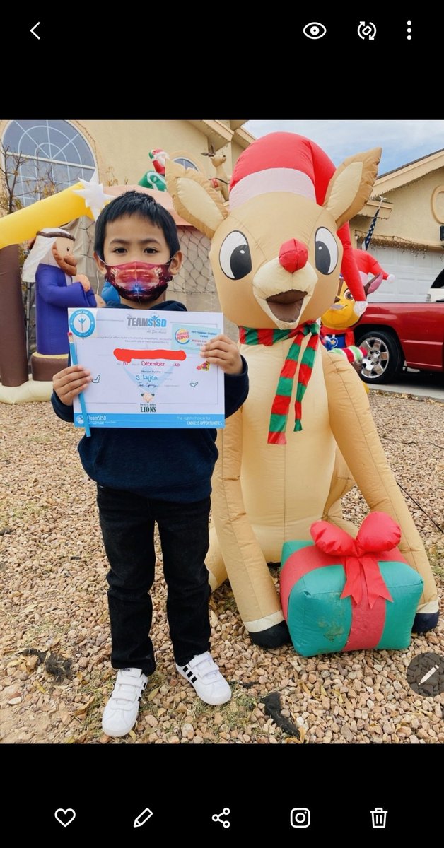 SehilaL_PHE's tweet photo. You are a ๐
You can be the president!
You can be the coolest friend!
You are our December All-Star Award
#CJ_lions_CJES #roar2020 https://t.co/1WAkBoggAI