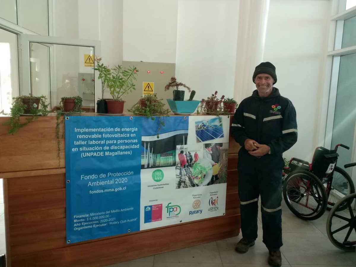 RotaryAustral's tweet image. El día de ayer 17 de diciembre, se realizó una visita de inspección de las obras del proyecto para dotar de energía eléctrica fotovoltaica a Unpade, las que son financiadas con fondos de Ministerio de Medio Ambiente. #PuntaArenas #PUQ