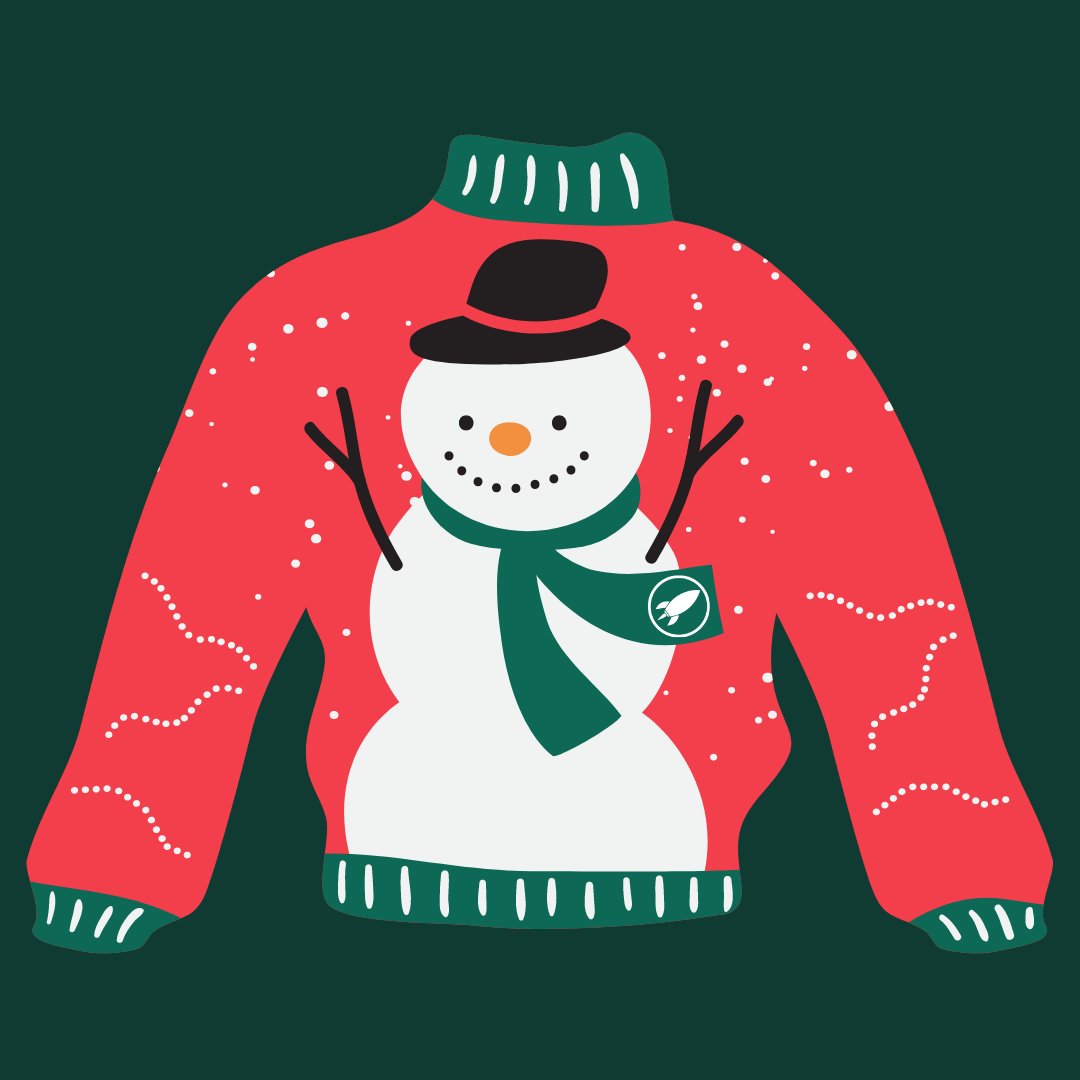 VizVibe's tweet image. Happy National Ugly Christmas Sweater Day!

Use the AR Launchpad app to scan the ugly sweater in our post and watch the VizVibe Elves decorate our virtual office!

#HappyHolidays #ARlearning #ARLAUNCHPAD #AR #VR  #uglychristmassweater #uglysweaterparty #VizVibe #virtualparty