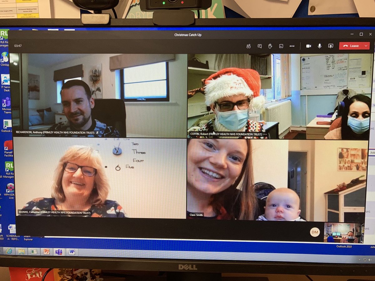 FosterEmily2's tweet photo. Quality & Audit virtual Christmas Party today 25 mins of pure joy! WHAT A YEAR! #soproud #mastersoftheuniverse = #redeployment #Gold #Silver #COVIDvaccination #ICU #Clinical #oncall #MEsupport #COVID itself & STILL Monitoring Patient Care + 2 new🤱🏻 @QandAFHFT #SOPROUD 💕 https://t.co/2ElZESPqJD
