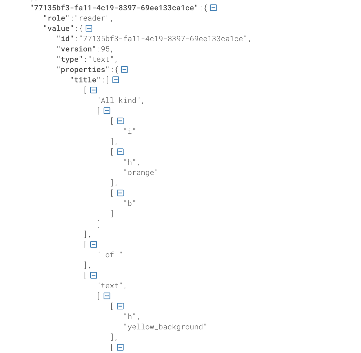 But Alex, aren't people having a much harder time reading and writing structured content that looks like this?