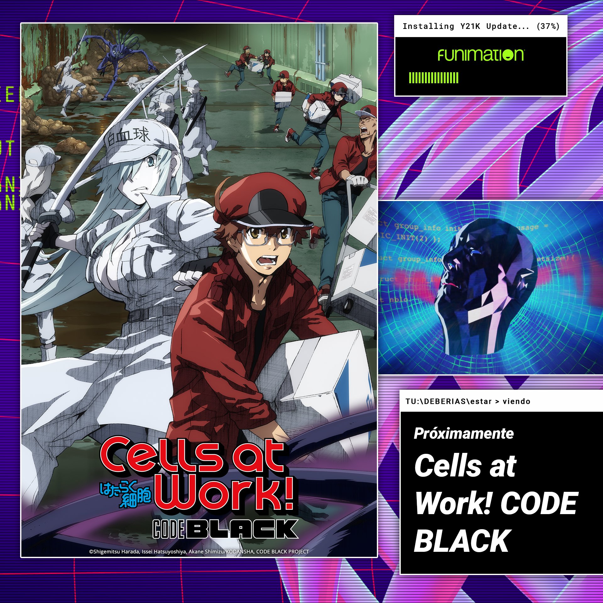 Funimation México - Cells at Work CODE BLACK