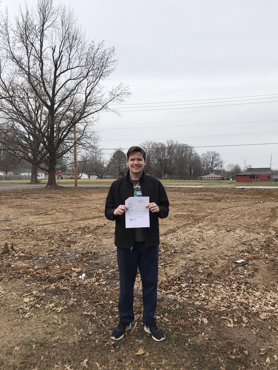 NASCARSammy's tweet photo. I’m officially a land owner!                    

The property is right next to our house and was a gift from my Grandma. Although it might look a little rough right now, I hope to one day have my own home on it. 🏠 https://t.co/ZdJIouMJZJ