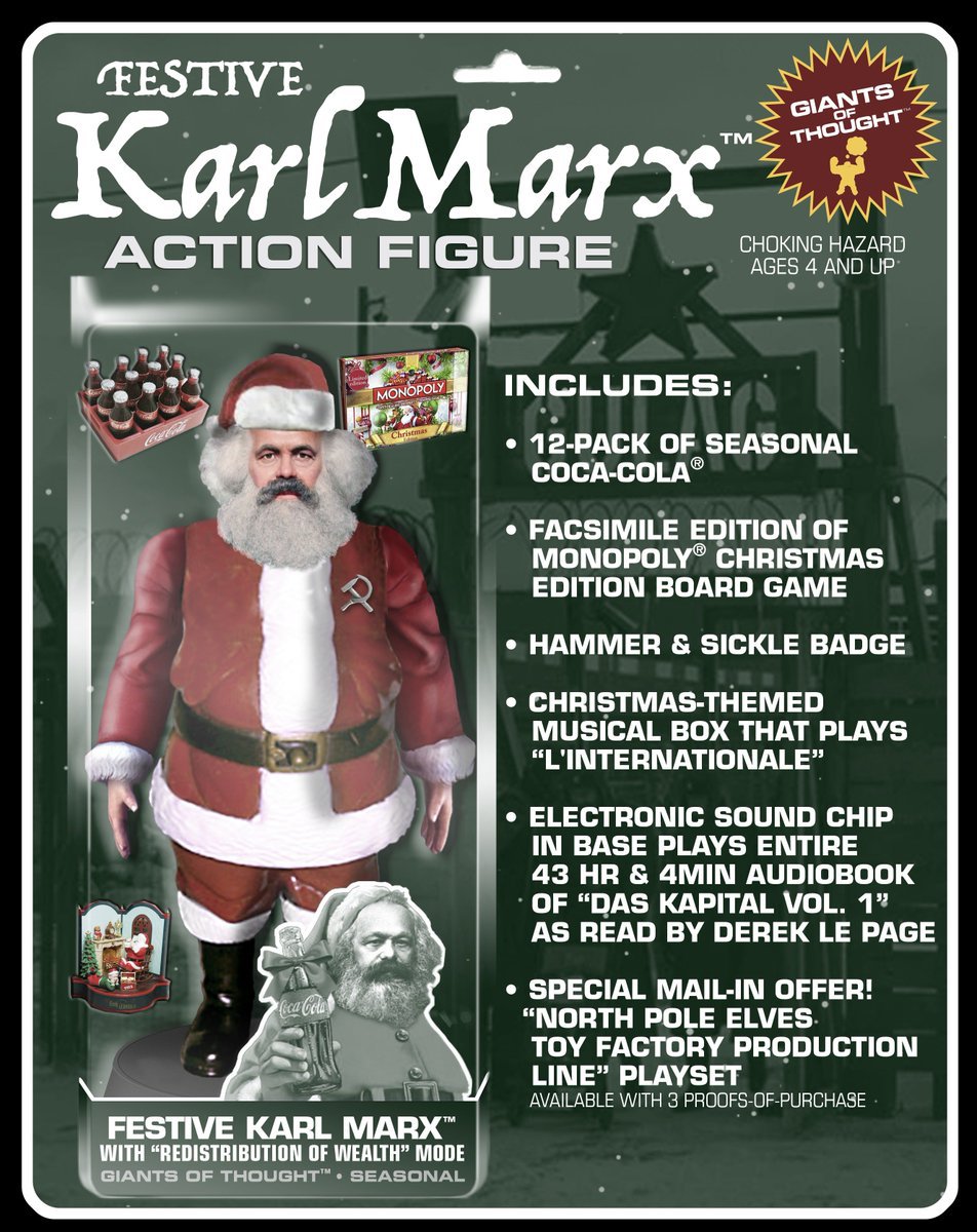 Karl Marx action figure.