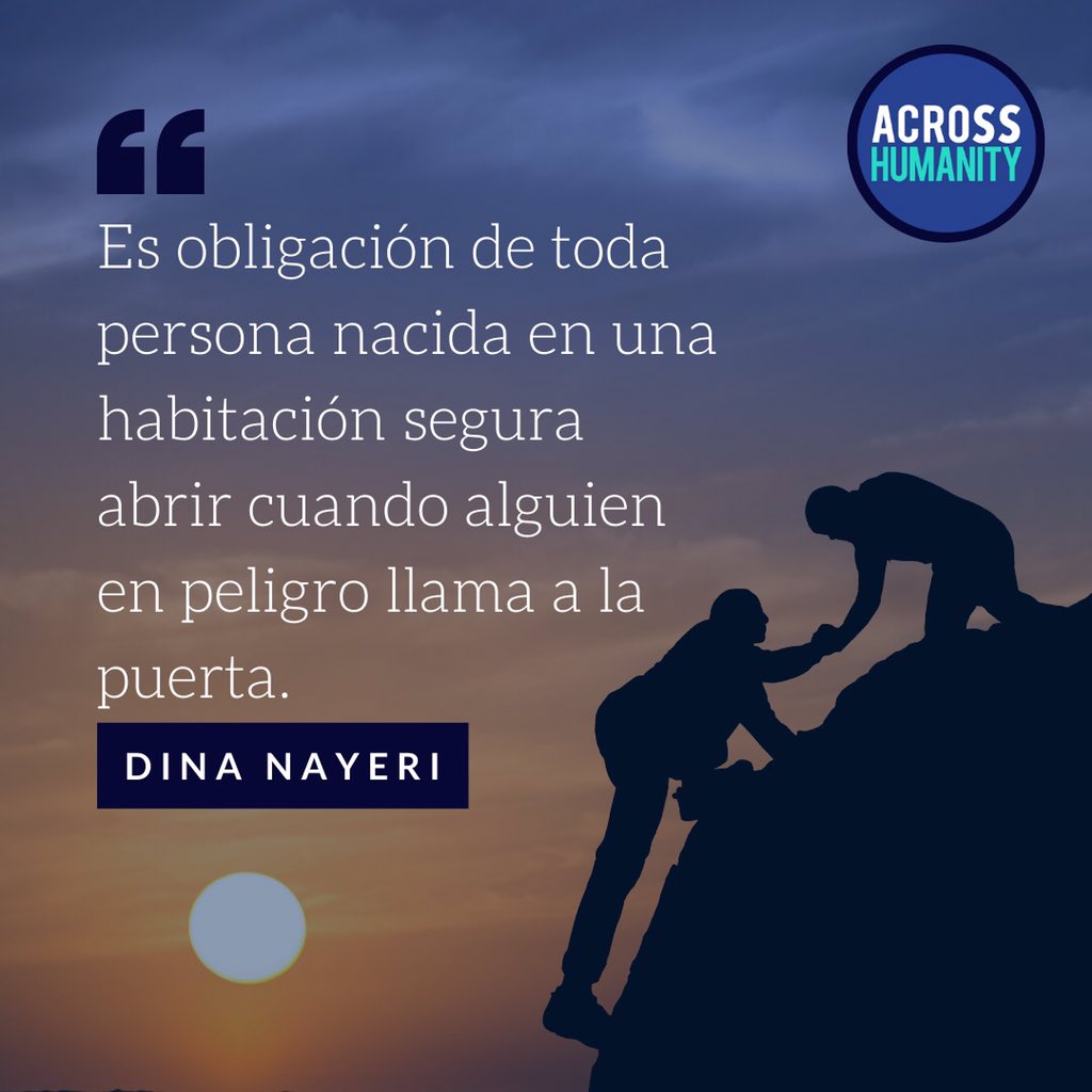 AcrossHumanity's tweet photo. 🌎Día Internacional del Migrante💙 #AcrossHumanity #tedoylabienvenida #soymigrante #MigrarEsUnDerecho https://t.co/kVitGmgL5n