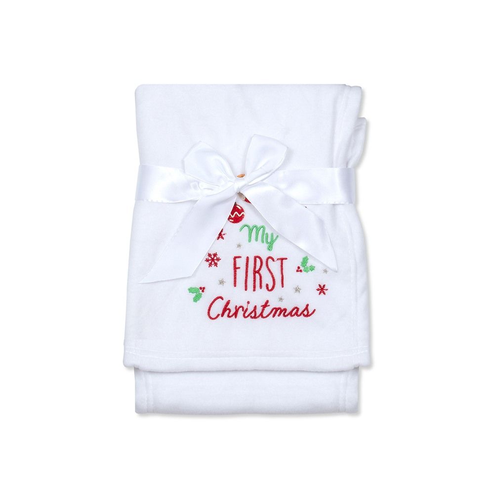 Christmas is coming and @mummyandtheos have these lovely baby white with embroidered ’My First Christmas’ wrap/blankets in for that someone special. 

Superior quality, warm, supersoft and comfortable. Size 75 x 100cm.

Machine washable. 100% polyester.
mummyandtheos.co.uk/product/christ…