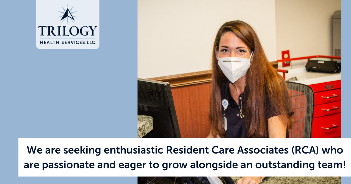 Trilogy_Careers's tweet photo. Trilogy offers our team members the opportunity to earn more money &amp; advance in their career by becoming a Certified Nursing Assistant. Our Fast Track Apprenticeship Programs put you in the drivers seat of advancing your career. Apply as a Caregiver today https://t.co/lBfIE5wMnv https://t.co/j7T75F0RZm