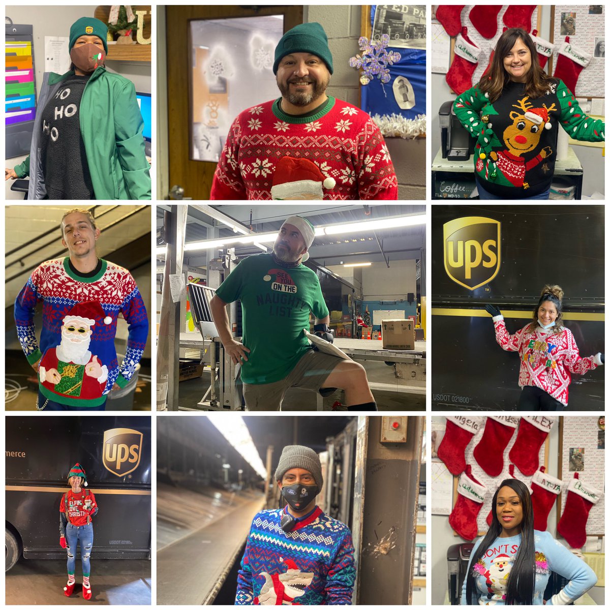 SafetyShae's tweet photo. Some of Fort Worth Hub ugly sweaters @angelajoy003 @NilesShawna @TerriGates12 @Rich65k @SergioC35892785 https://t.co/FzhyEqSag3