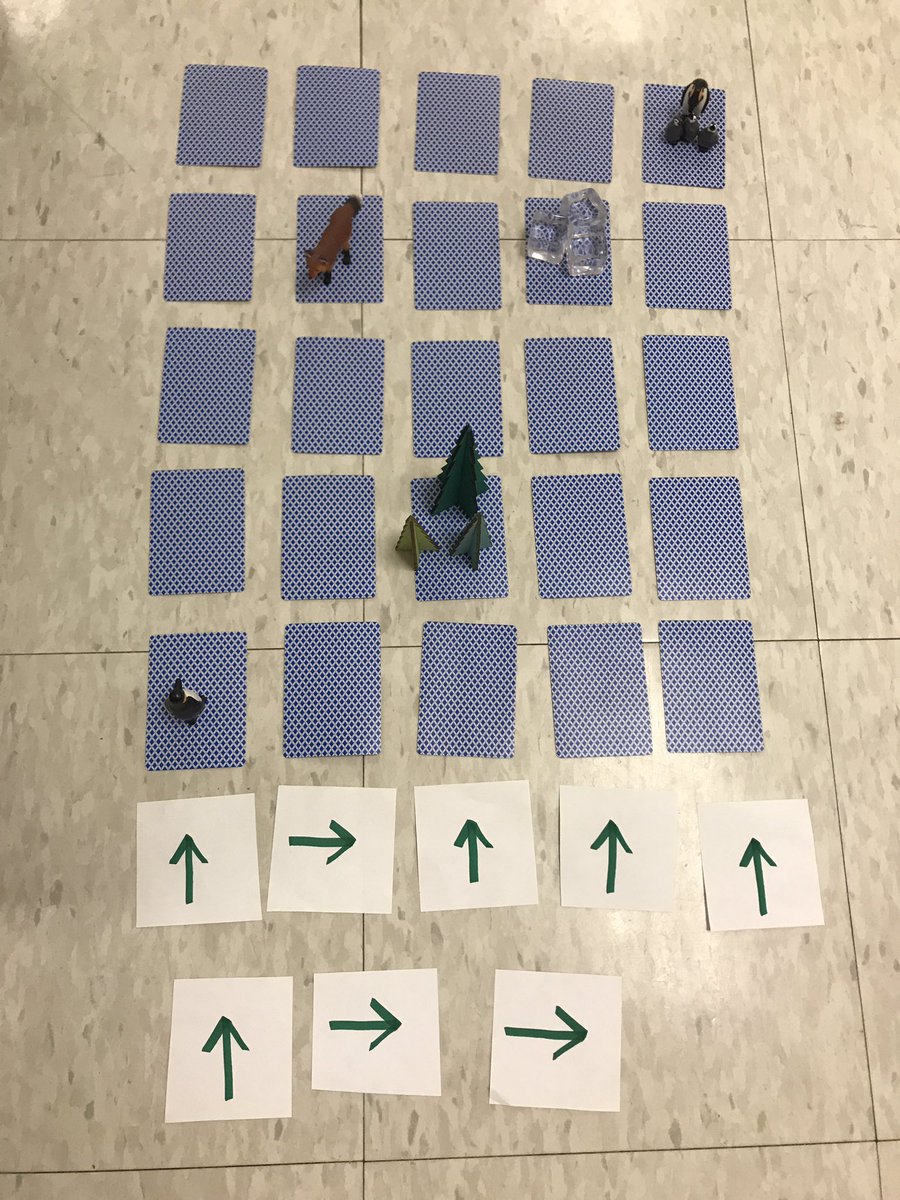 mrs_orchard's tweet photo. You can use a deck of cards to create a coding grid. #coding #unpluggedcoding #kindiecoding https://t.co/REGU8WfgsP