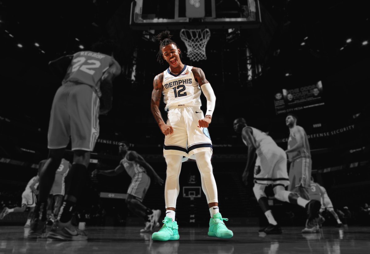 teammorant12's tweet photo. Forever mood.
Remember to keep the same energy when 1️⃣2️⃣ proves them all wrong again. Year 2... Big Body 12. #ttg #beneathnoone #mbno #dirthops @JaMorant https://t.co/cBh1wgOx8E