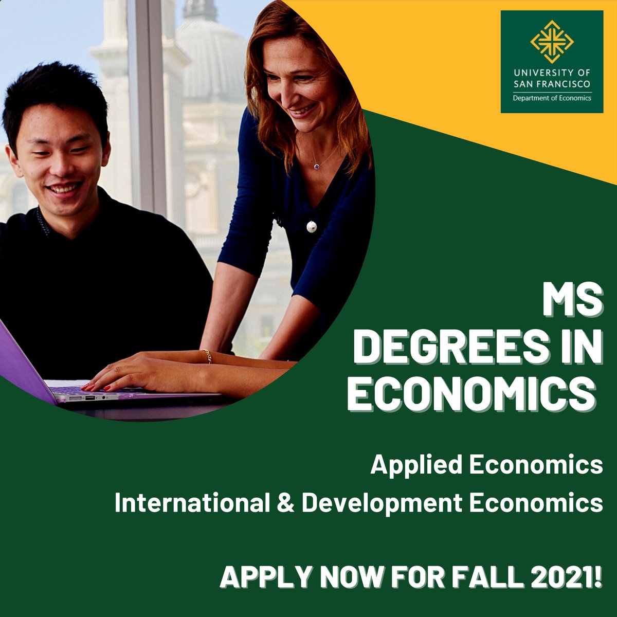USF_Economics's tweet photo. Applications are open to join our IDEC and Applied Econ MS grad programs in fall 2021! The priority deadline - February 1, 2021 - is approaching fast. 
Apply now: 
https://t.co/UlIawDH1MN (IDEC) 
https://t.co/ixaX2YrBkx (Applied Econ) https://t.co/TskRtPW7E4