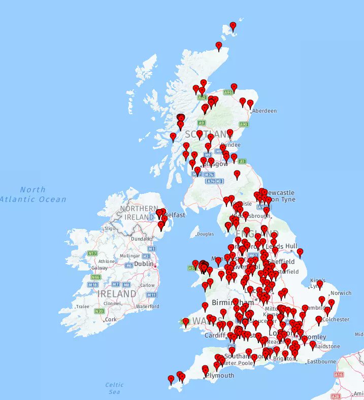 PaulSmith_coach's tweet photo. How cool is this? We have posted all of  our preorders for @ASMediaHouse1 'Coaching Adventure Sports' and this is our reach around the UK. https://t.co/4bgpYjxi3I