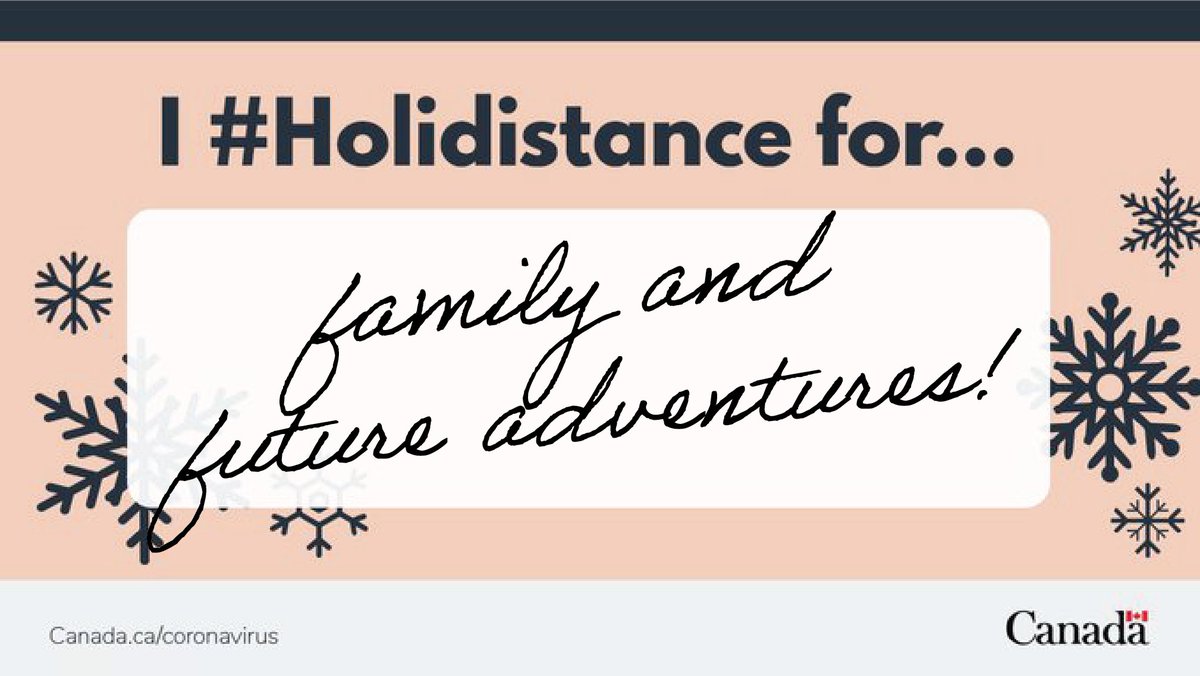 ParksCanada's tweet photo. Thanks @GovCanHealth! Our choice was easy! This year, we’re #physicaldistancing for our #family + future adventures in the #greatoutdoors with them! 🌲 Let’s #holidistance so we can safely enjoy our favourite #protectedplaces together next year. How about you, @environmentca? https://t.co/D8LFobPUSy