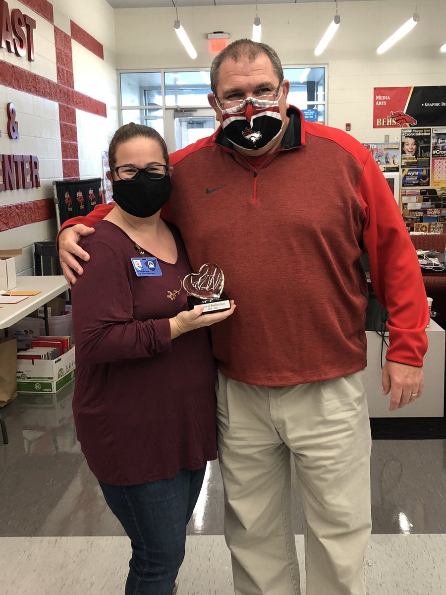 Congratulations to our 3 Heart of Bullitt East award recipients for this semester!

Staff: Mrs. Erin Emington-White
Teacher: Mrs. Carrie Gary (<a href="/CarrieAnn_Gary/">Carrie Ann Gary</a> )
Student: Maggie Green (<a href="/maggss46/">Maggie Green</a>)

Thanks to each of you for your dedication and commitment to Charger Nation!