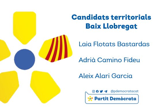 ❗️Felicitats candidata i candidats que representareu el nostre territori en les llistes al Parlament de Catalunya en les properes eleccions del #14F 

#BaixLlobregat #CentremElBaix #CentremElPaís