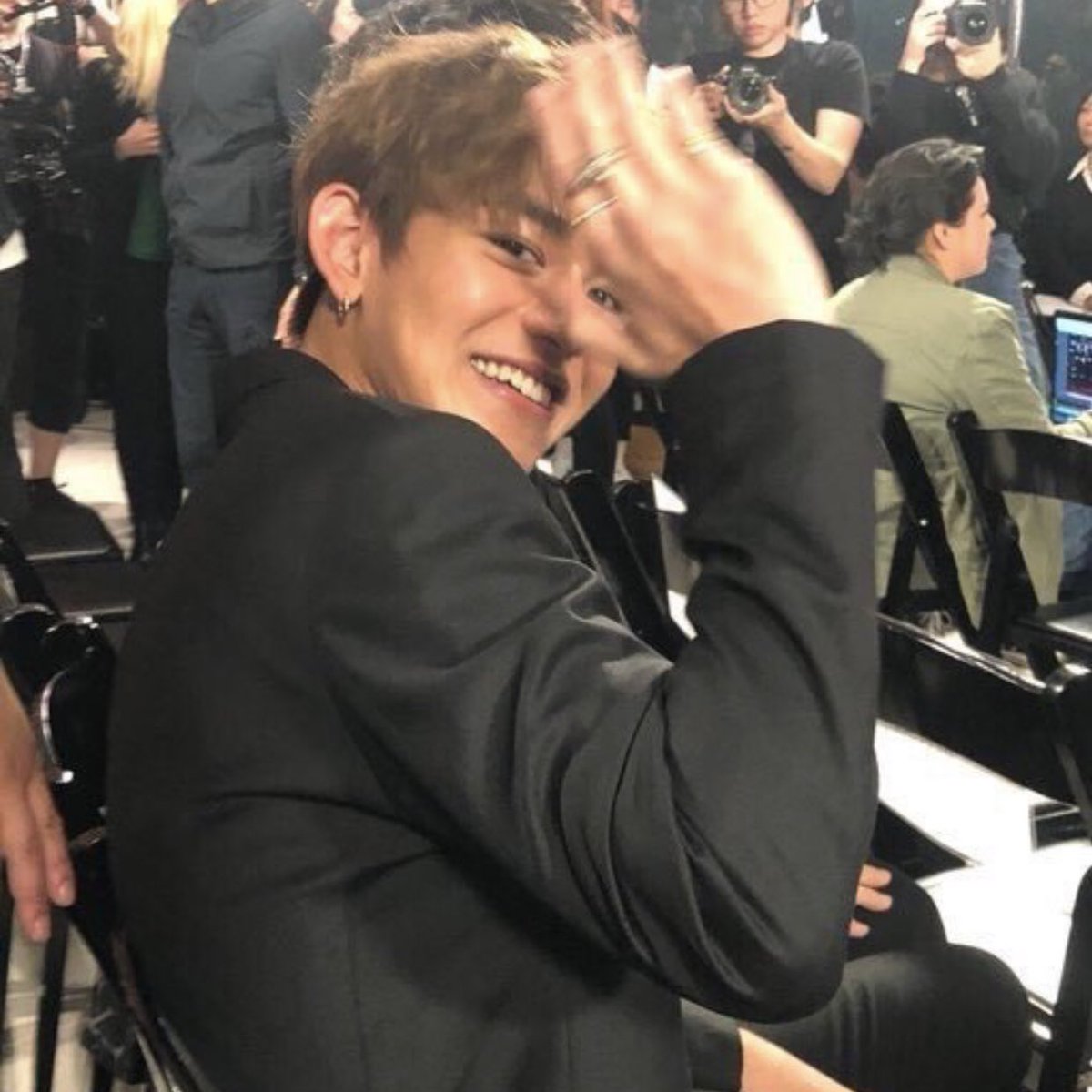 pics of lucas that you can literally feel his happiness through your phone screen: a thread