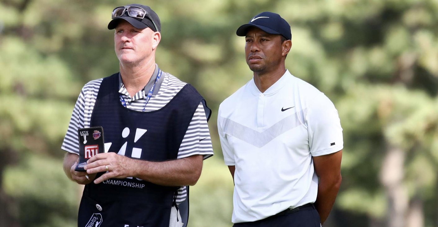REPORT: Tiger Woods Seen Walking Medalist Last Week With Joey LaCava
