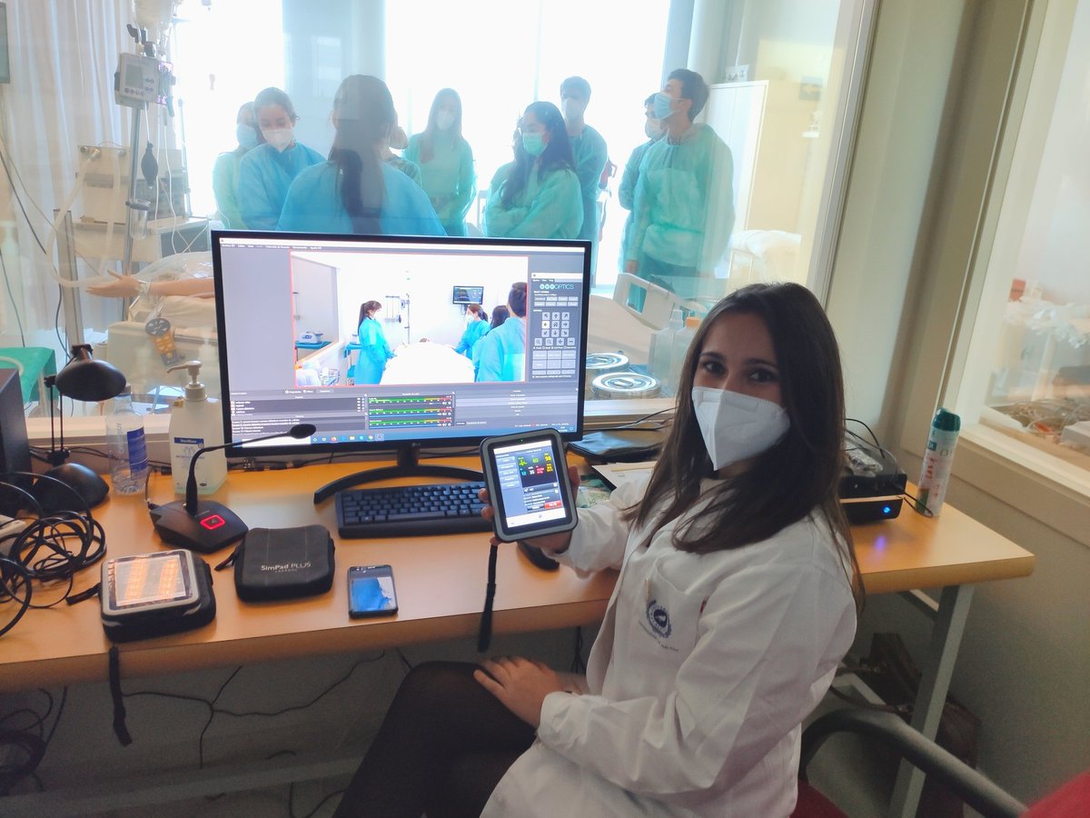 InmasssLopez's tweet photo. @CCSaludUMA Un placer organizar y disfrutar la Jornada Interdisciplinar de Simulación en Cuidados Críticos en Época COVID para Estudiantes de Enfermería, Fisioterapia y Terapia Ocupacional en @CCSaludUMA con @kluny3 @RVega81 @DGutierrezSanch Antonio Montero y @Enfermeria_UMA https://t.co/m1VVCP2nvb