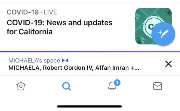 4/ A few notes on features. Spaces minimizes elegantly so you can continue to use Twitter easily and multi-task. Other audio apps force you to change screens often - this is really seamless. They have also embedded DMs and “view profile” really well.
