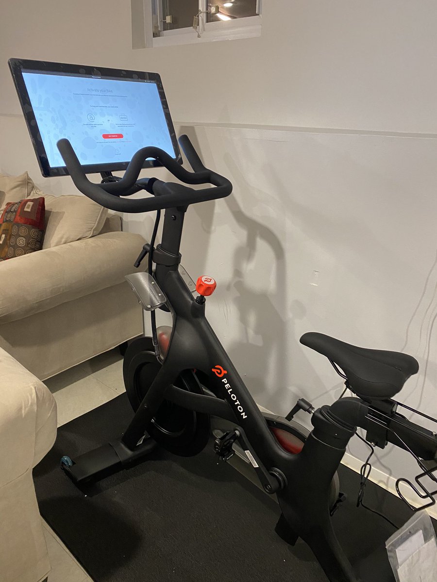 kdjhaveri's tweet image. Two positive things today #CovidVaccine done 1/2 and got my #peleton