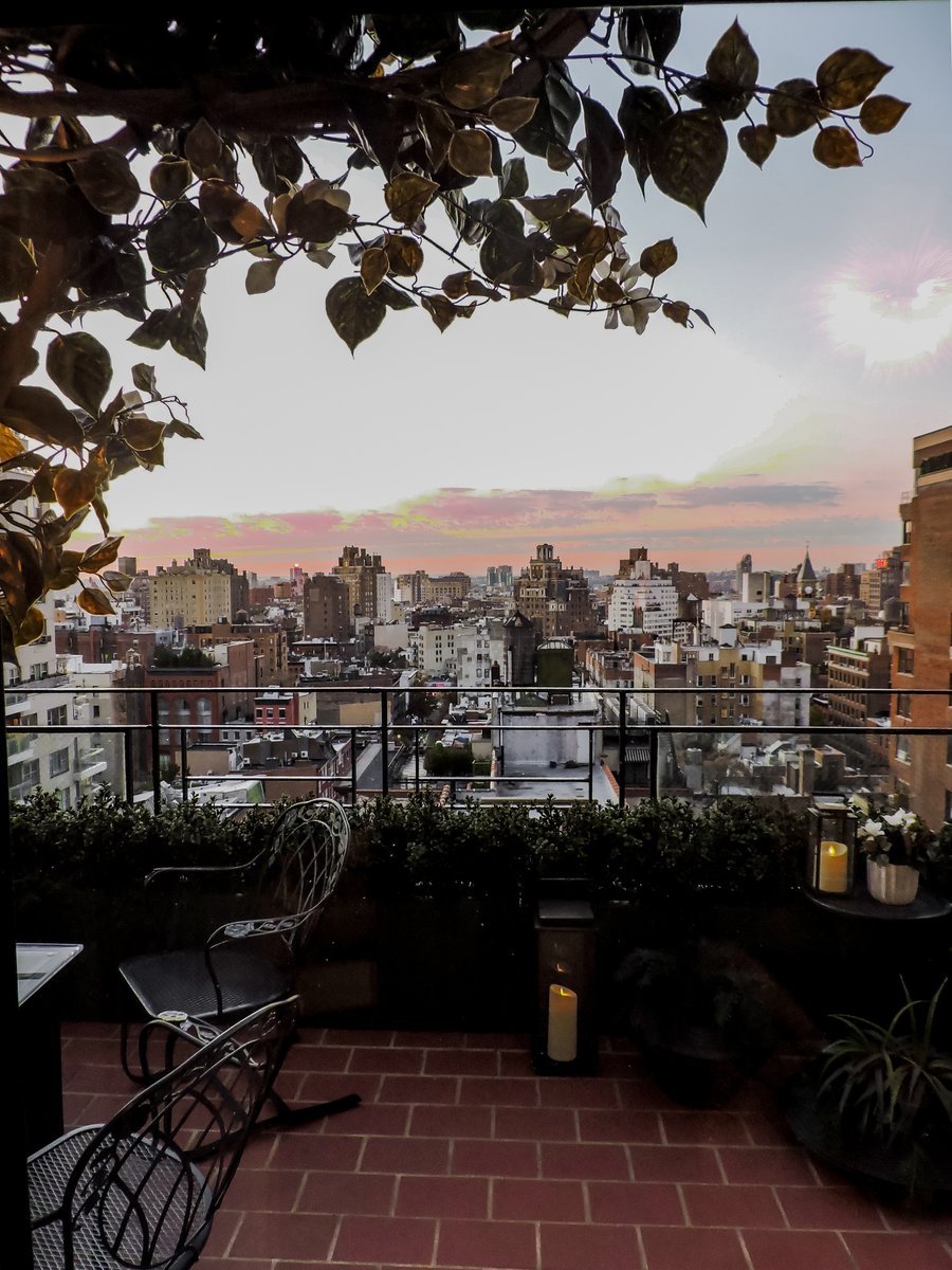 CDLS_NY's tweet photo. Enjoying the end of the week with these spectacular views from our everlasting terrace garden. #NYCDesign https://t.co/RMKSKI1WLJ