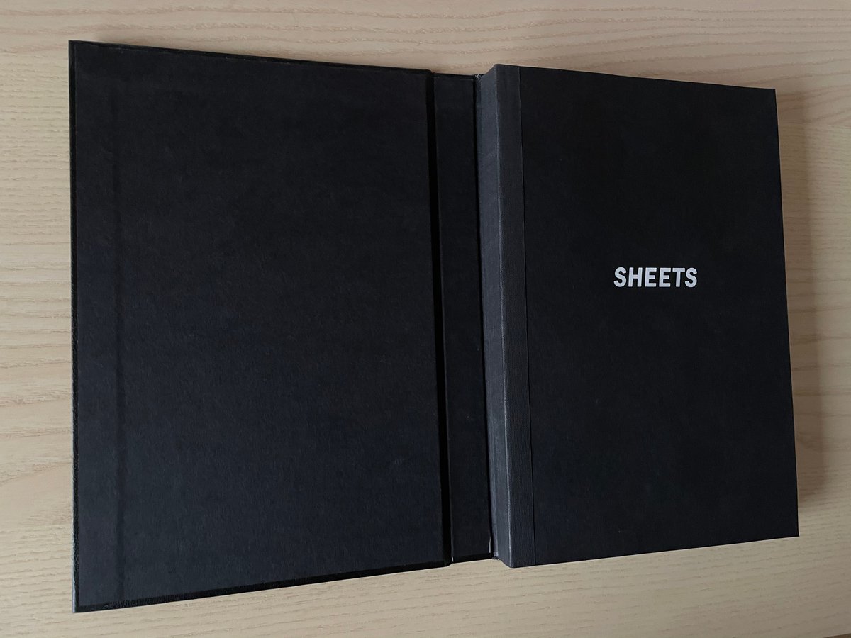 22. “Sheets” is a a much smaller book from uncoated, ink-thirsty paper. Its ambience creates own narrative of film strips, their order, and larger pictures.Foldouts are crafted with precision, and they represent fidelity on demand: you are opening them only if you want to.