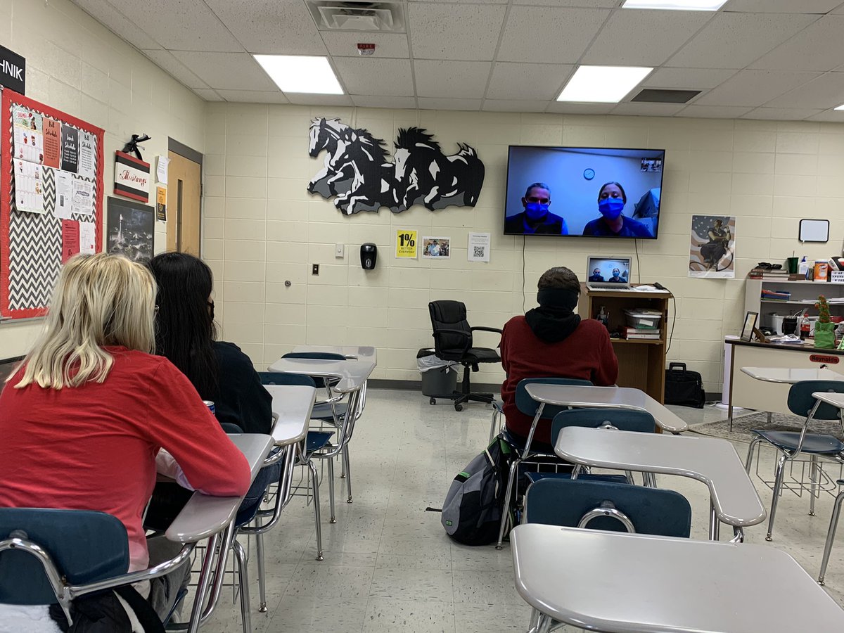 JagCounty's tweet photo. Thank you, Tyson Foods of Noel for spending time with us today. The JAG students learned about the interview process and practiced their interviewing skills. #mcr1pride @TysonFoods https://t.co/9d5oSC3aPx