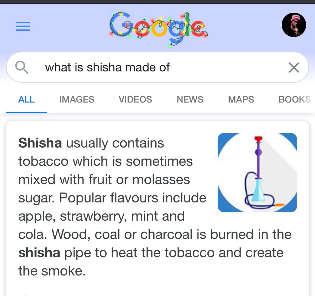 iam_macTiza's tweet photo. For those that think that shisha is just flavour🤣😂😂

Na still cigarette una dey smoke since oo🤣

:

:

:

:

#couldhavebeen #breakingnews #inspiring #nowplaying #explorepage #trending #deepquotes #learnnow #informationtechnology #midnightthought #Lockdown3 https://t.co/ouT3KKu5xg