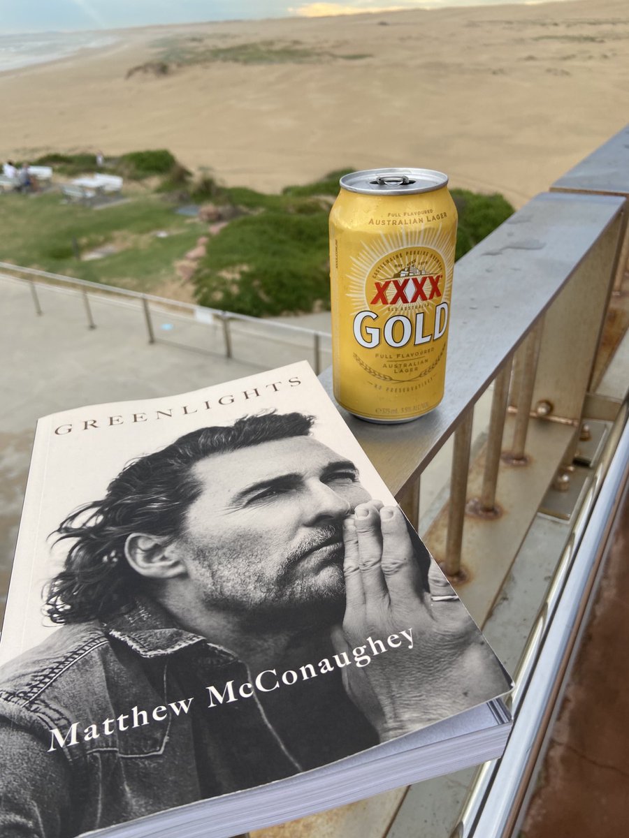 FilipLink's tweet image. ⁦⁦⁦@McConaughey⁩ , mate reading this ripper of a book with a XXXX in hand laughing out loud while doing so. Great read and thanks for sharing your stories.