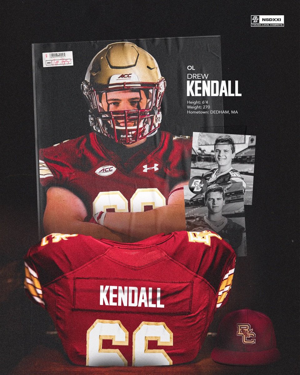 BCFootball's tweet photo. The #1 player in Massachusetts is staying home 👀
@DrewKendall28 is in!!
#GetIn21 https://t.co/IM7IVWc8Mj