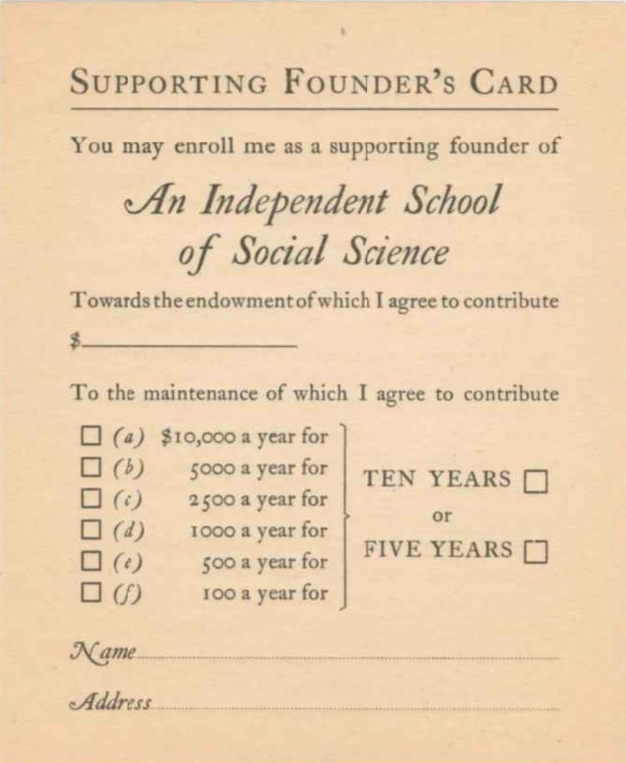 46/ If you read the founding document in the  @TNSarchives from 1919 at https://digitalarchives.library.newschool.edu/index.php/Detail/objects/NS030105_000504