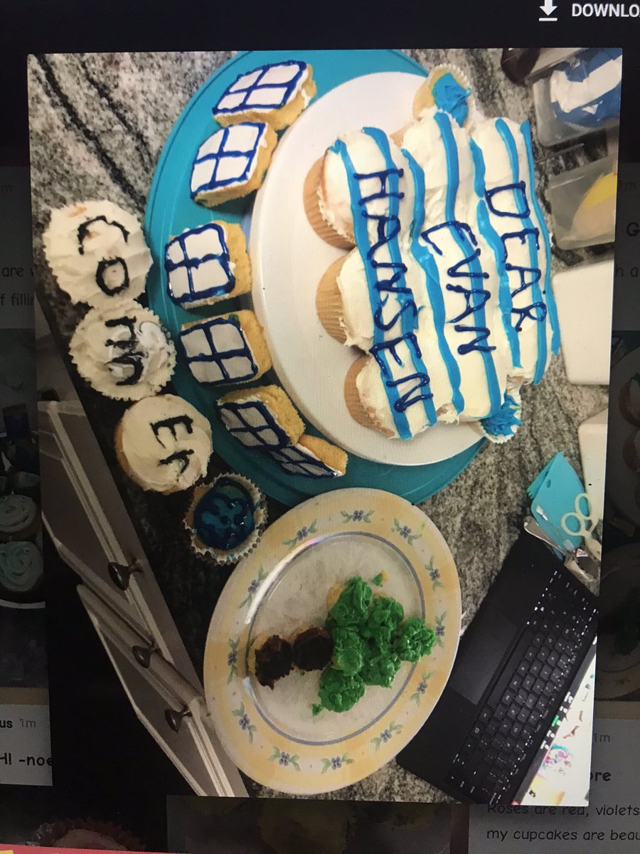 catanzaro_class's tweet photo. GVMS’s Drama Club had their first ever Cupcake Wars: Musical Edition tonight! Students shared their zoom screens &amp; baked/designed cupcakes inspired by their favorite musical! They are AMAZING! Thanks for everyone for joining us! 🎂🧁🤩 #gvfeeling @Lonergan_Tyler @GarnetValleyMS https://t.co/v1Z48XPVxg