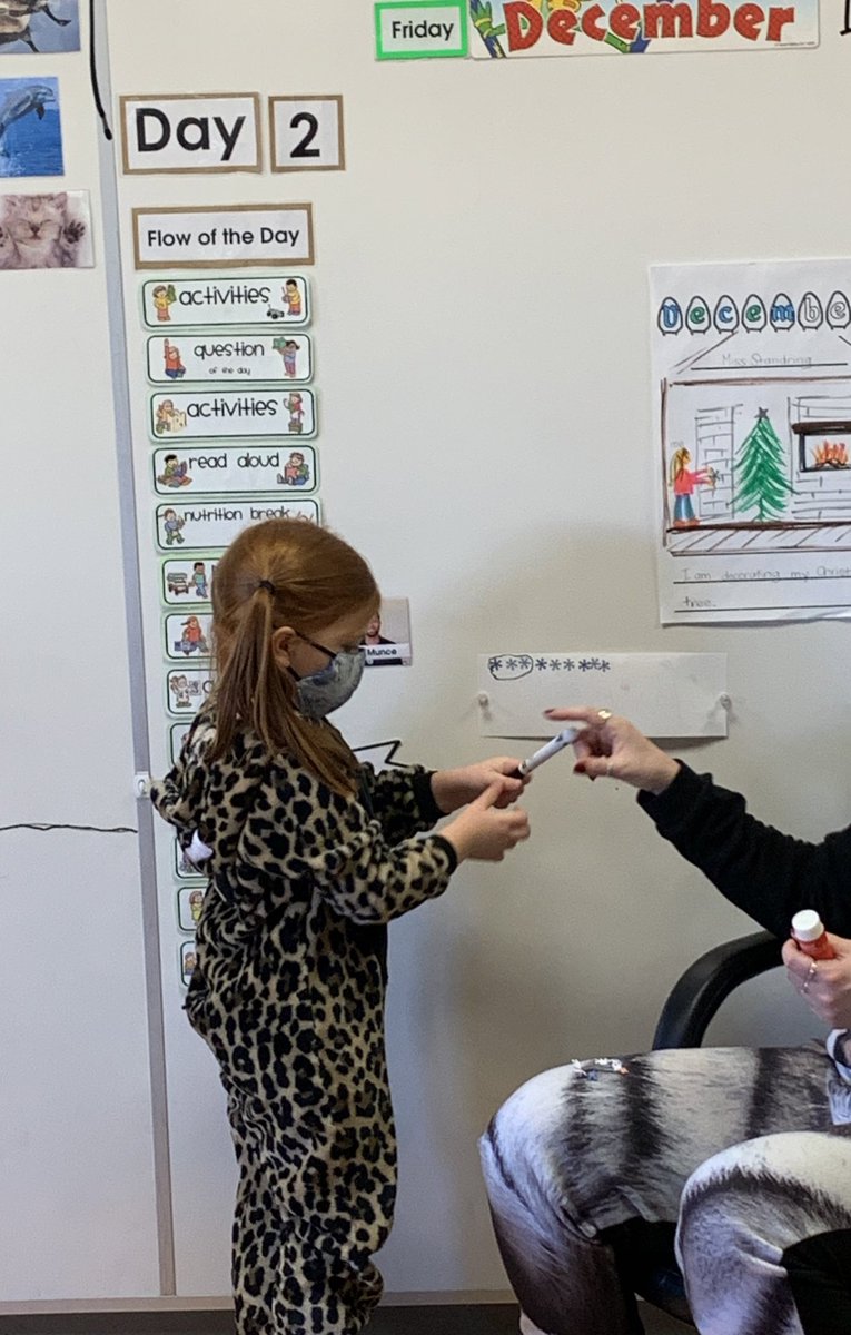 Dancer_2881's tweet photo. Today’s math chat involved patterns and identifying the core (the part that repeats). Miss Standring started a pattern and Sts then labelled the attribute and extended it. Brooklyn circled the core. After we looked at all the patterns on our Pyjamas to identify what repeats. https://t.co/k6kvD8vj5s