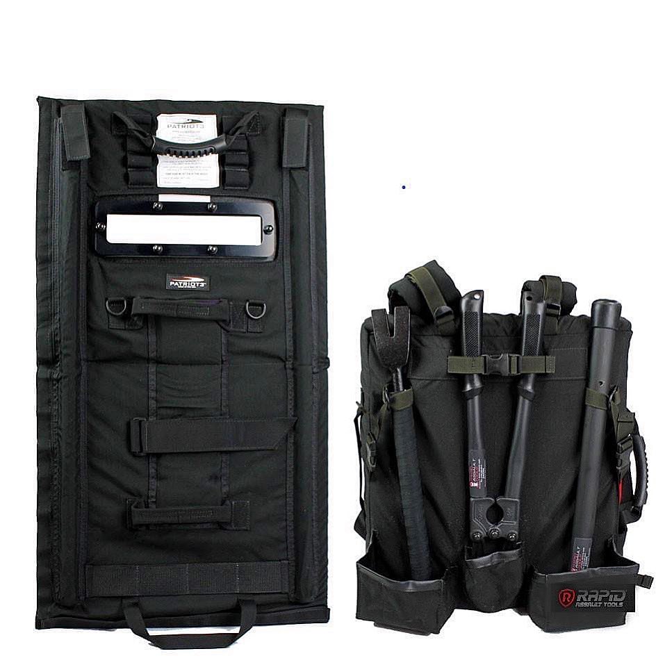 Patriot3Inc's tweet photo. Rapid Assault Tools - #FirstResponder Entry Kit, featuring the Minuteman Folding Ballistic Shield!
#Repost @Ratools247
Industry’s first combo entry kit/ballistic shield. Custom pack contains (3) 20” #entrytools and foldable NIJ Level 3A or 3 #BallisticShield. https://t.co/vrwxQnmt1K