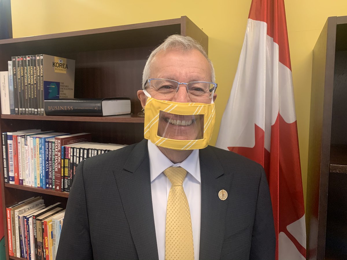 VictorFedeli's tweet photo. ICYMI: Today we announced an investment of $332K from the Ontario Together fund in @McRaeImaging. In partnership with @FoundationComo, the designer &amp; distributor of the @MyAccessMask, they plan to produce 1.4M masks by March 2021. 
More info: https://t.co/tMoH7S7tCe https://t.co/qbAj8fVFml