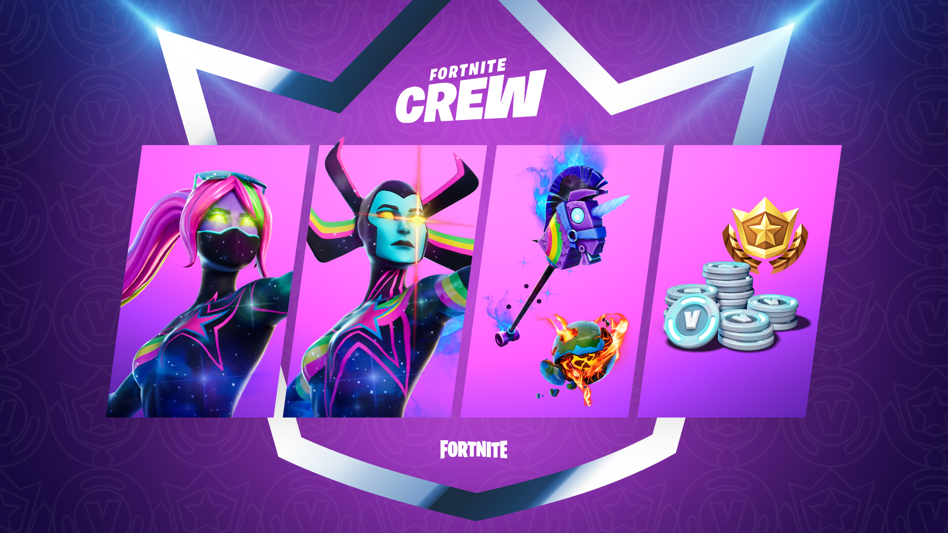 Fortnite on Twitter "The Fortnite Crew exclusive Galaxia Crew Pack