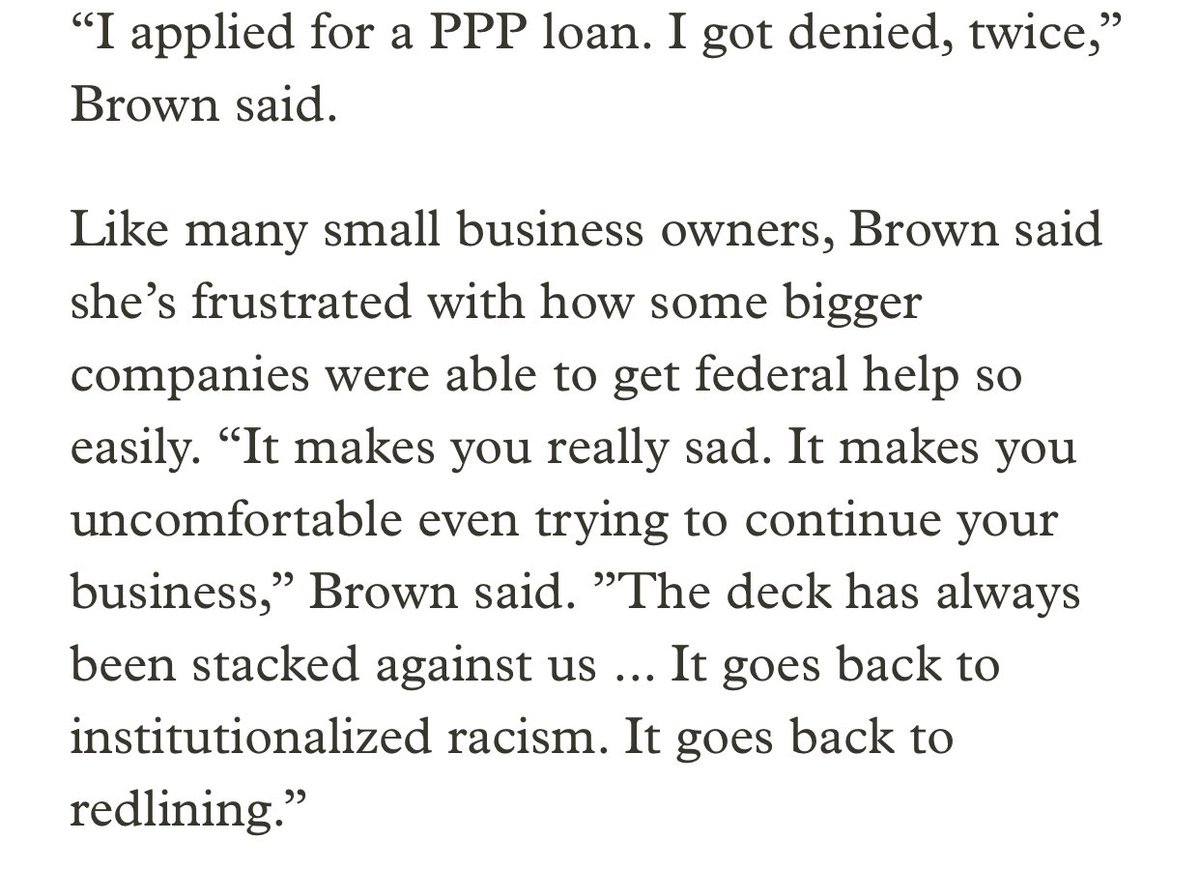 The third generation owners of one Oregon’s longest running black owned businesses(since 1954), Dean’ beauty Salon and Barber Shop, applied for PPP loans. They were denied twice. “The deck has always been stacked against us”