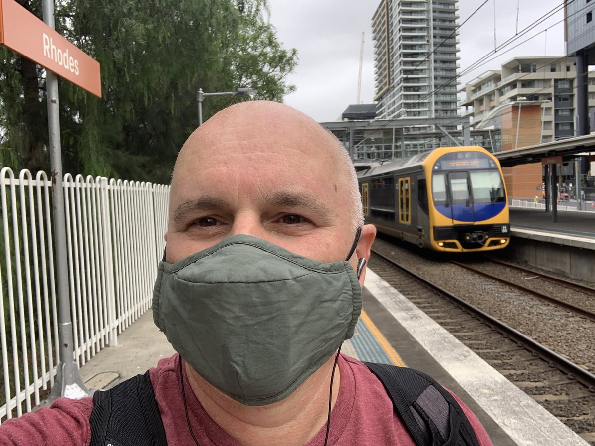 BrendenWood's tweet photo. Today’s adventure was a bike ride from Parramatta to Rhodes. A 13km off road cycle via the Sydney Olympic Park ferry stop. 47 minutes of fun. Now heading into the @7NewsSydney @7NewsAustralia newsroom. #parrmatta #rhodes https://t.co/4GWuXpZVAq