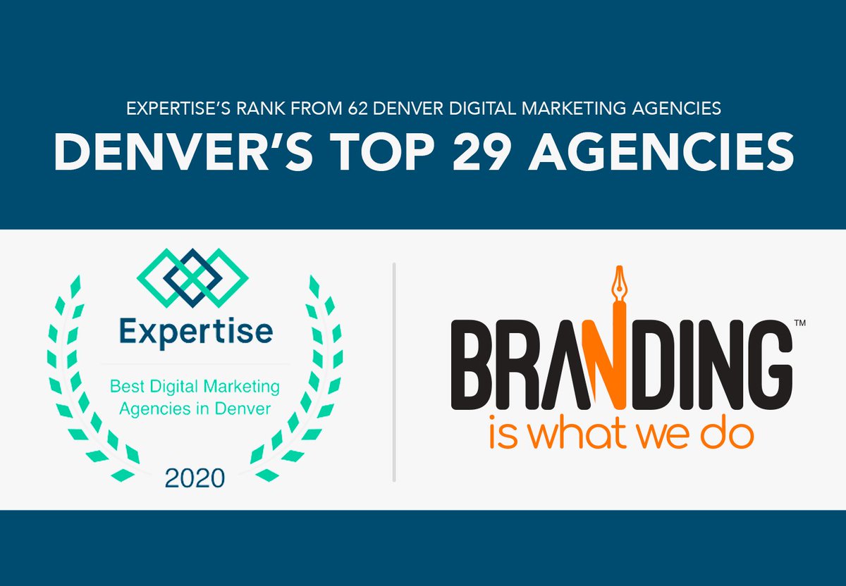 BrandingDo's tweet photo. We are so happy to be ranked among Denver's Top Creative Firms by Clutch™, UpCity™, and most recently by Expertise™ in 2020.

Thank you #Denver #Colorado for your support this year and we look forward to a great 2021 together. #BRANDINGiswhatwedo https://t.co/VOnAoOXOud
