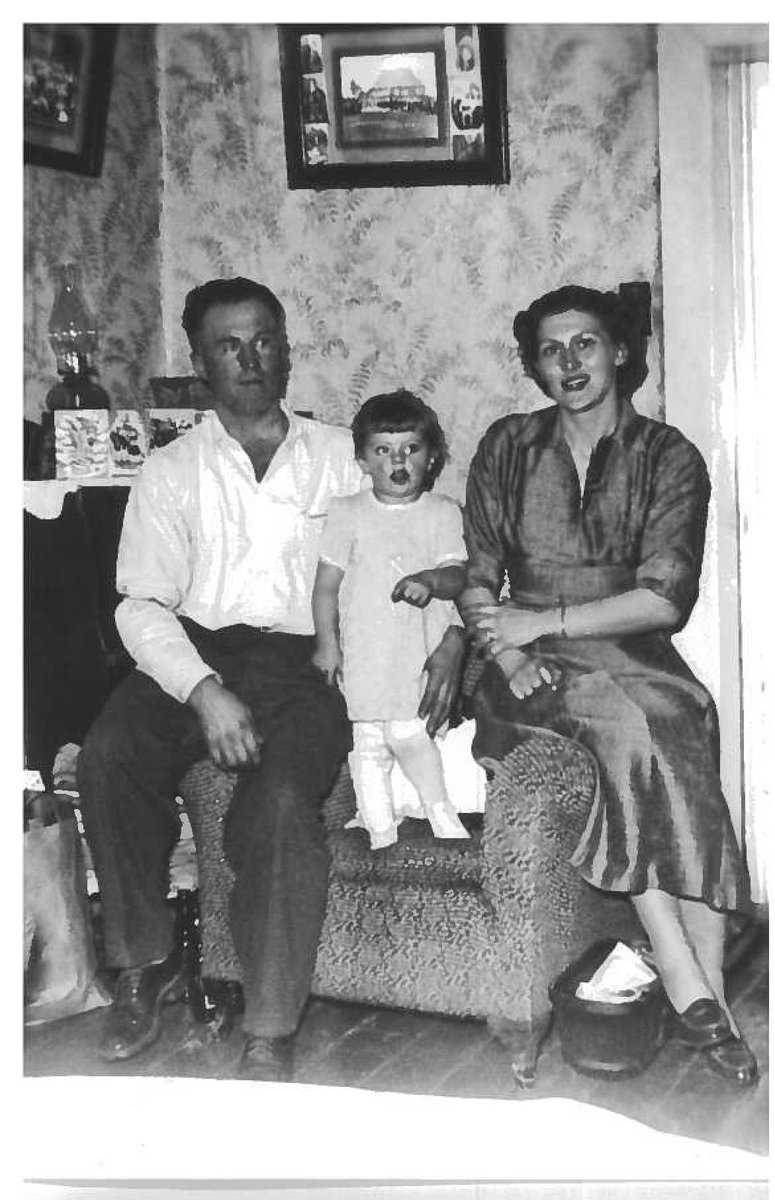 My grandparents farmed together in Lennard until 1985. They had 3 kids (my mom came later when Grandma was 43). She was a committed community member, milked cows and sold cream, raised chickens, and grew a huge garden. She continued to grow the best garden well into her 90s.