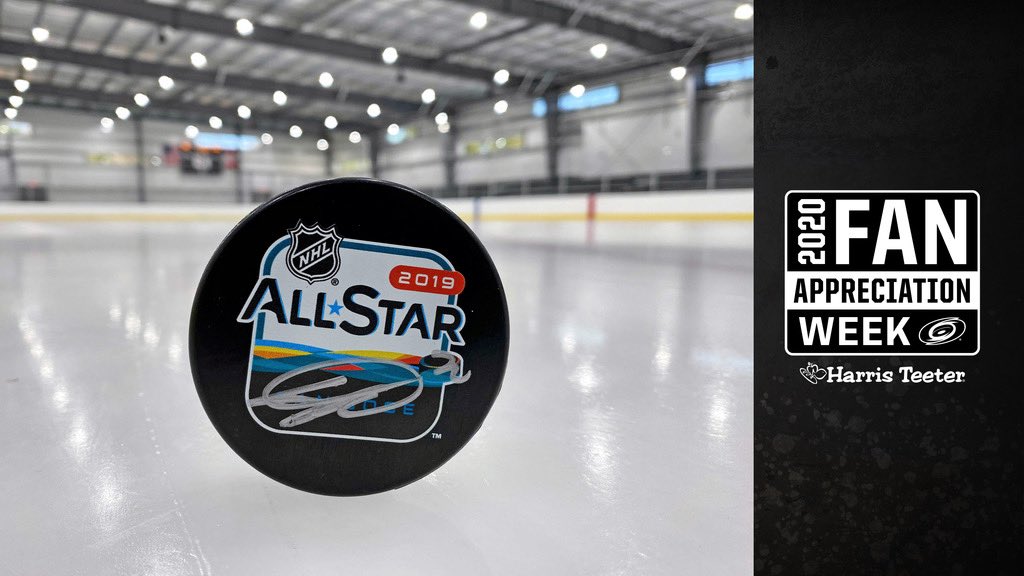 Sebastian Aho autographed puck? Sebastian Aho autographed puck. 

RT for a chance to win!