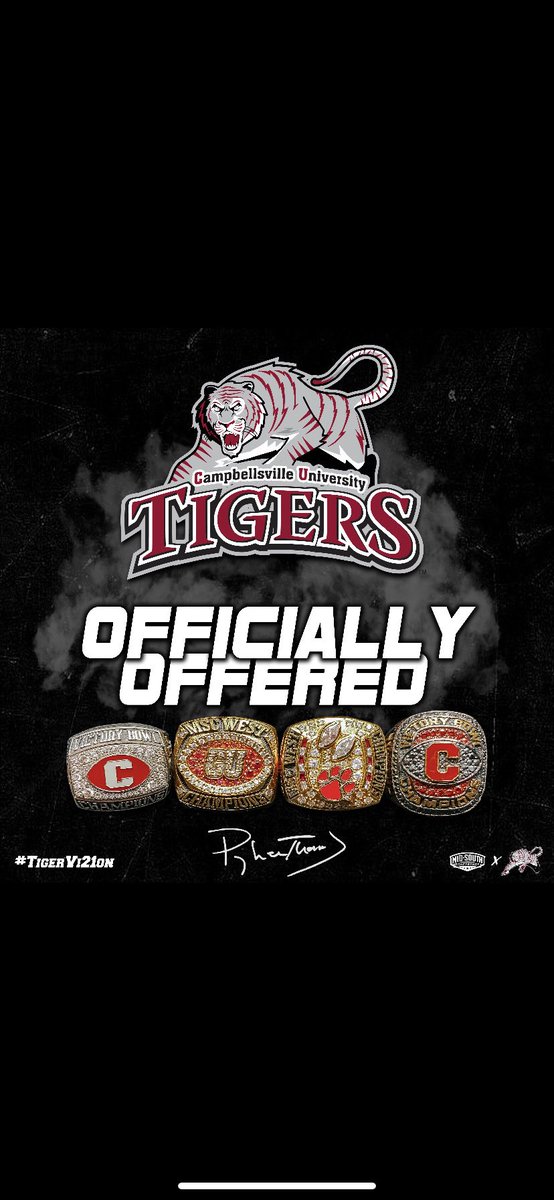AlexFarler's tweet photo. Blessed to receive another offer from Campbellsville! Had a great visit today! @CoachAtwood23 https://t.co/0JmKPbqDkU