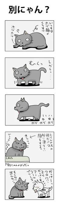 別にゃん?#こんなん描いてます#自作マンガ #漫画 #猫まんが #4コママンガ #NEKO3 