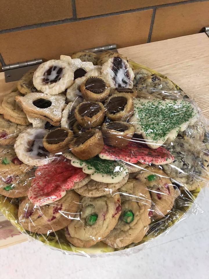 EFHS faculty thanks SouthEast Regional EMS for all of their hard work to our community during this very difficult time. We appreciate everything. Enjoy hoagies &amp; platters from DeCarlo's, homemade cookies by Mr Weibl &amp; handmade card from Ms Dubinsky. Mr Champ helped make it happen