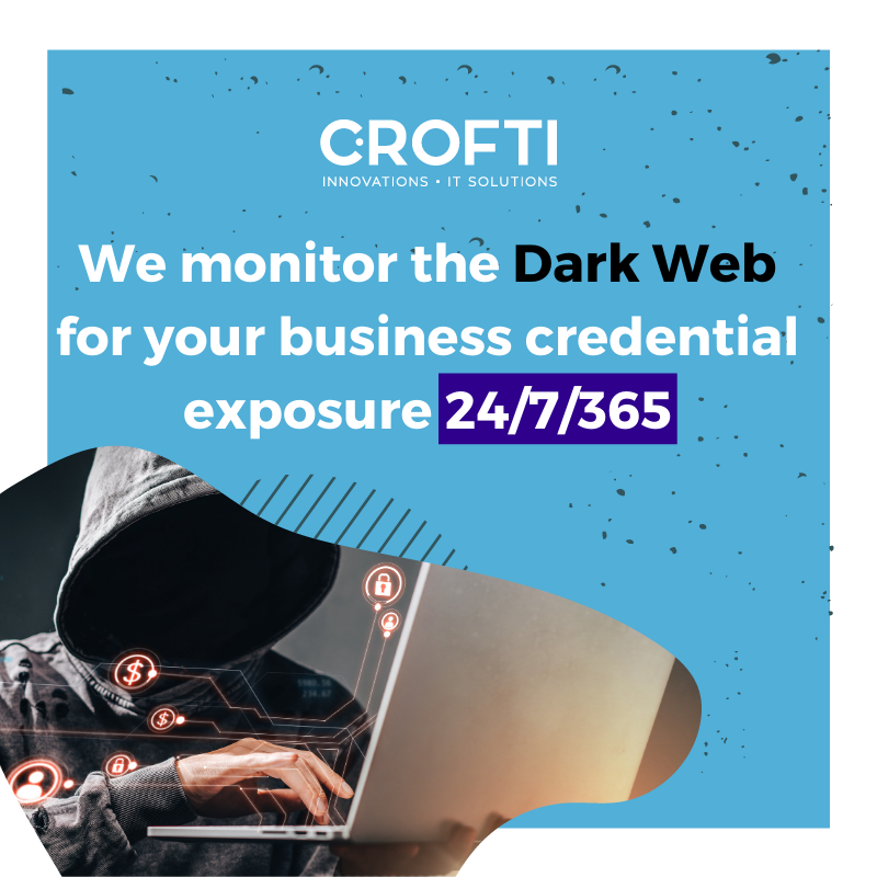 CROFTiPtyLtd's tweet image. Thieves are working overtime to steal your valuable business data. Here at the CROFTI we have the tools to help monitor the exposure of your business credential in the #Darkweb. Get in touch with us now to know more. 

#DarkwebID #IDAgent #theCROFTIway #ITSolutions #ITSupport