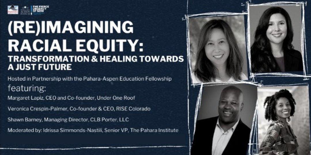 I was honored to join in this Pahara Institute and <a href="/AspenAGLN/">Aspen Global Leadership Network</a> conversation along with Shawn Barney and Margaret Lapiz to lift up practices centering racial equity in our work. Thank you to Pahara and Aspen Institute for hosting this important conversation!